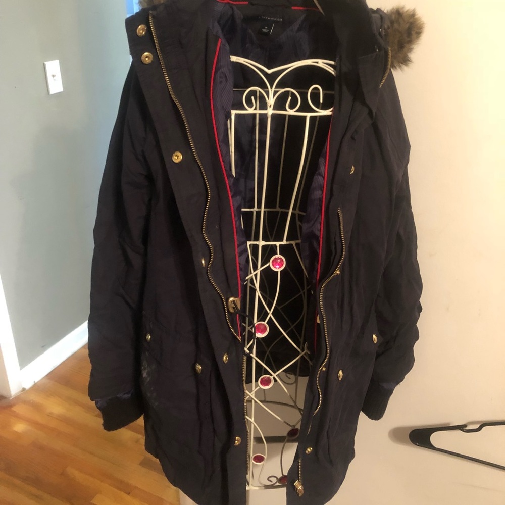 Tommy Hilfiger Navy Winter Coat